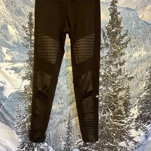 ALO Black Moto legging size S